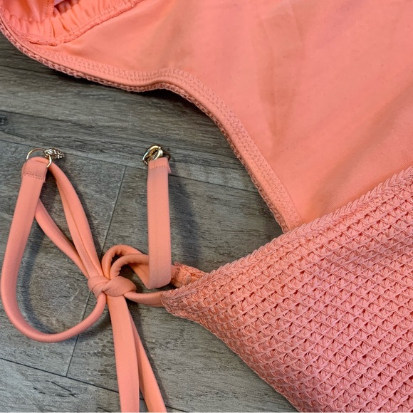 Victoria Secret Crochet Monokini One Piece Swimsuit - Picture 13 of 14